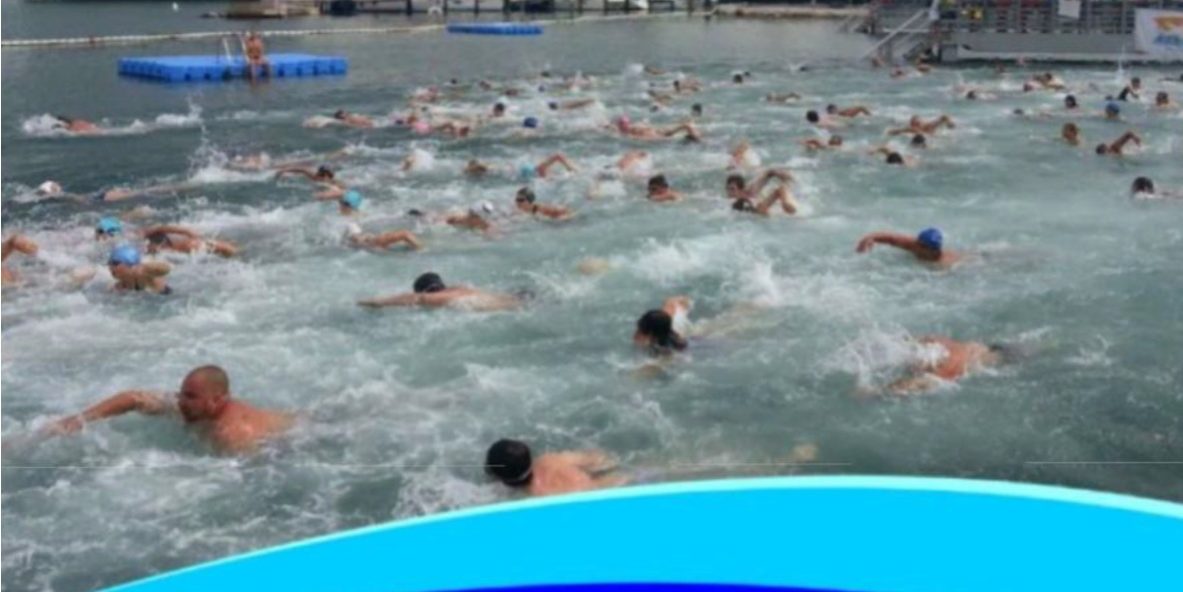 Plakat za 41. mini plavalni maraton Koper 2026